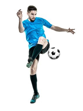 Futbolcu adam izole