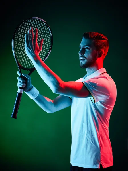Tennis speler man geïsoleerd — Stockfoto