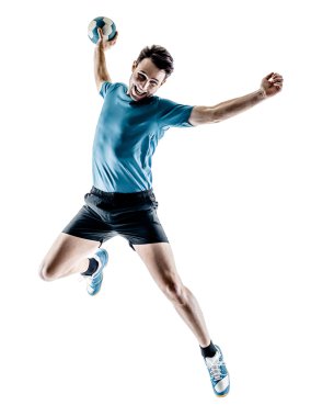 erkek hentbol oyuncu izole