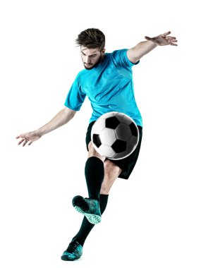Futbolcu adam izole