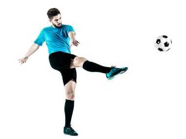 Futbolcu adam izole