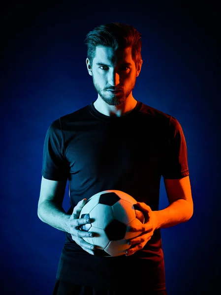 Soccer player Man isolated — Stock Photo, Image