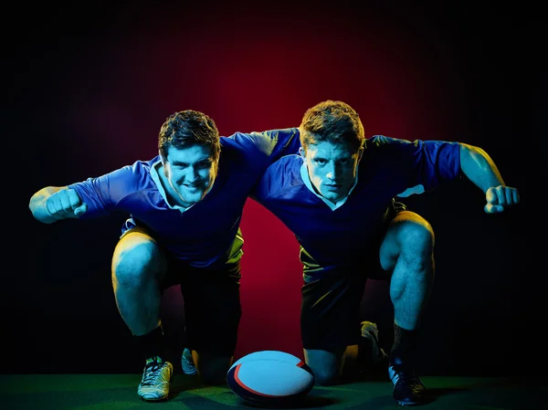Rugby hombres jugadores — Foto de Stock