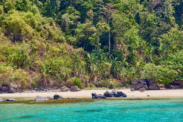 Nacapan plażę Palawan, Filipiny — Zdjęcie stockowe