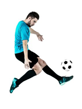 Futbolcu adam izole