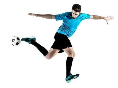 Futbolcu adam izole