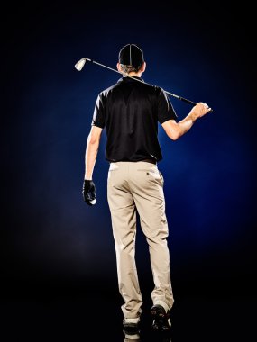 adam golfçü izole Golf