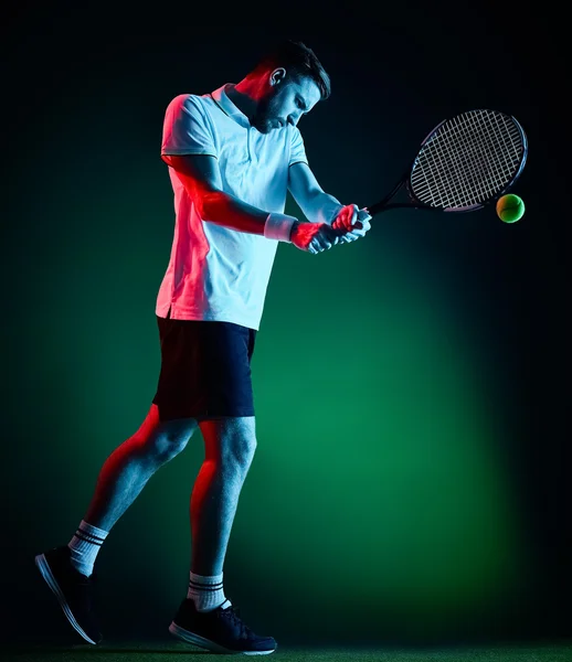 分離されたテニス プレーヤー男 — ストック写真