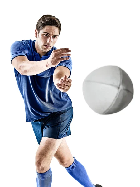 Rugby player man isolated — Stock Photo, Image