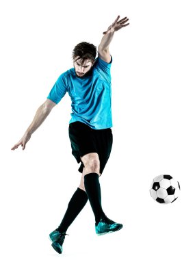 Futbolcu adam izole
