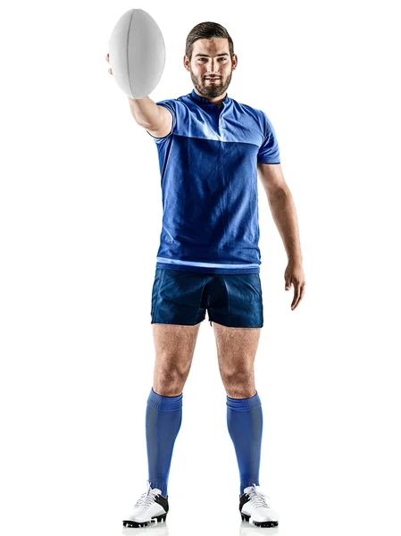 Jugador de rugby hombre aislado — Foto de Stock