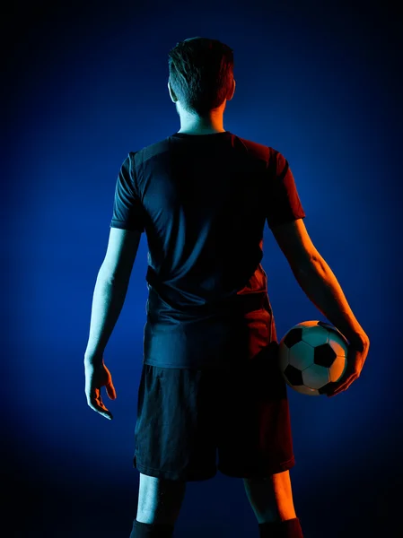 Soccer player Man isolated — Stock Photo, Image