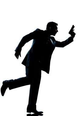 siluet adam tam uzunlukta