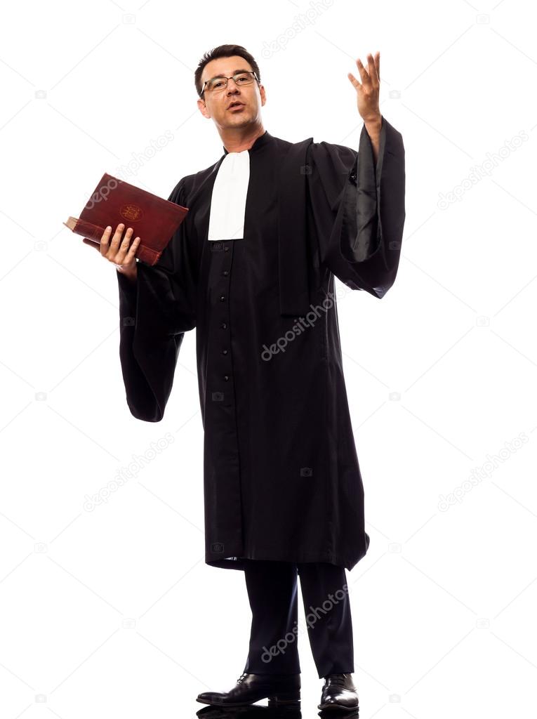 lawyer man pleading