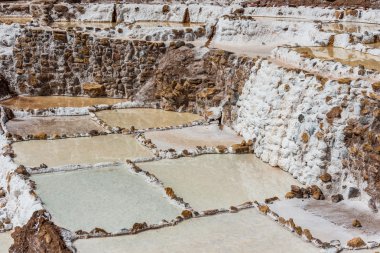 Peru Andes Cuzco Peru Maraş tuz madenleri