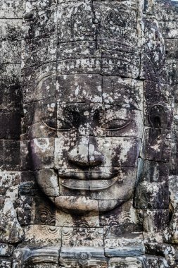 Dev yüz prasat bayon Tapınağı Angkor Thom Cambodia