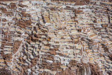 Peru Andes Cuzco Peru Maraş tuz madenleri