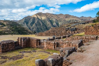 Peru Andes Cuzco Peru turist Chincheros Harabeleri
