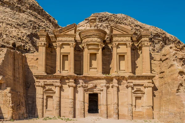 The Monastery in Nabatean city — Stock Photo, Image