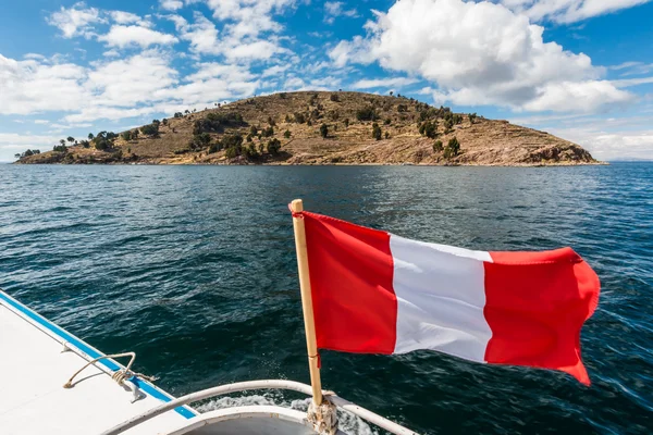 Νησί Τακουίλε Λίμνη Τιτικάκα — Φωτογραφία Αρχείου