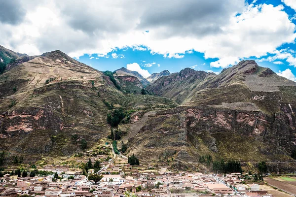 Pisac ruines Peruaanse andes cuzco peru — Stockfoto