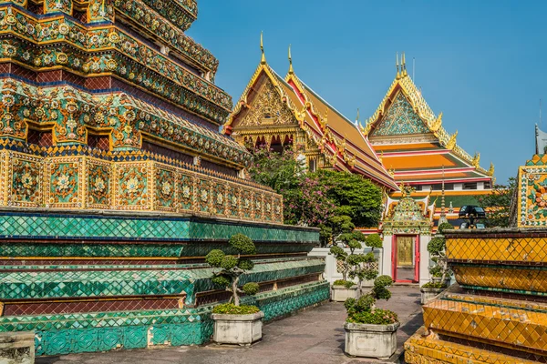 Świątynia Wat Pho Wnętrze świątyni bangkok Tajlandia — Zdjęcie stockowe