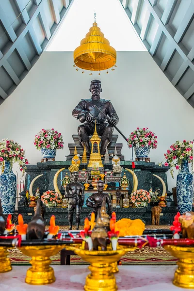 Храм короля Наресуана Ват Яй Чай Монгхон Аюттхая Бангкок Тха — стоковое фото