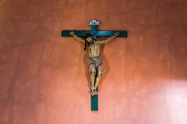 Crucifixo no mosteiro de Santa Catalina Arequipa Peru — Fotografia de Stock