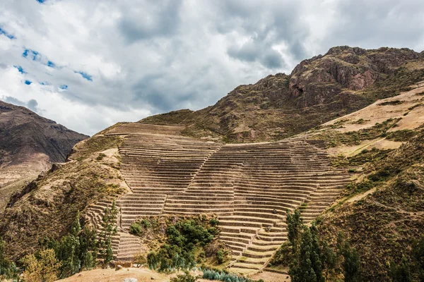 Pisac ruins peruvian Andes — Stock Photo, Image