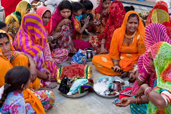 Festival del Gangaur nel Rajasthan India — Foto Stock