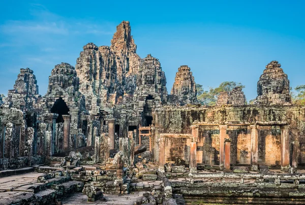 Prasat bayon tempel angkor thom Cambodja — Stockfoto