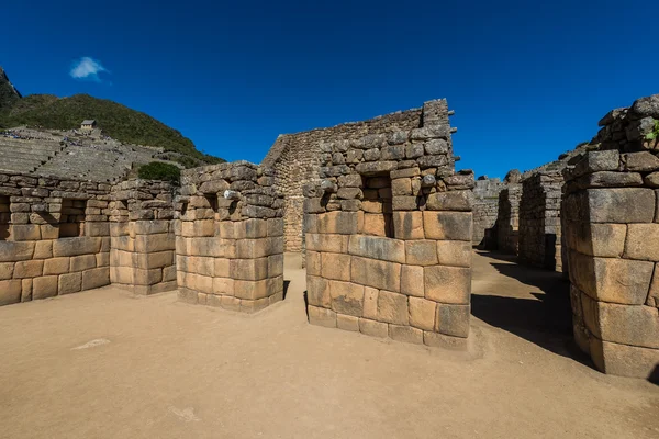 Strefa przemysłowa ruiny Machu Picchu — Zdjęcie stockowe