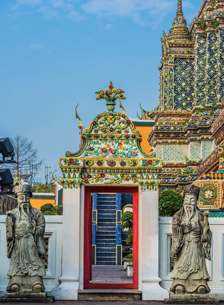 Temple interior Wat Pho temple bangkok Thailand — Stock Photo, Image