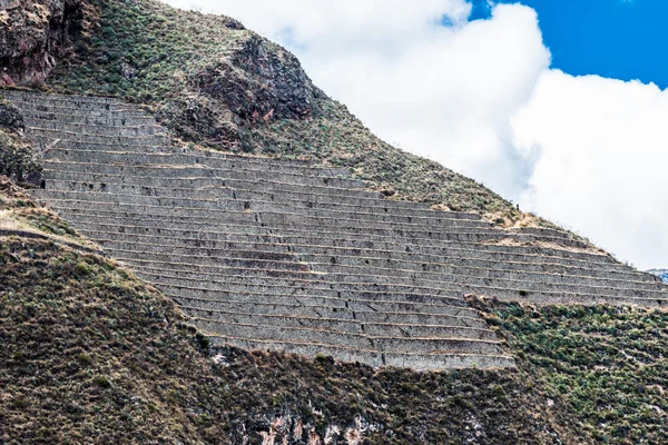 Pisac ruínas peruana Andes Cuzco Peru — Fotografia de Stock