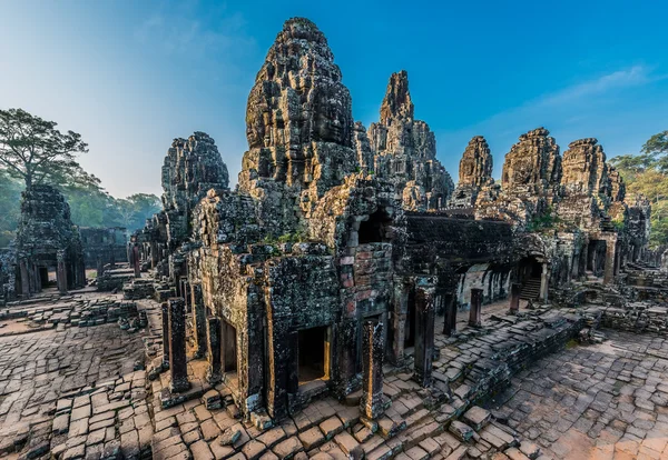 Prasat bayon świątyni angkor thom Kambodży — Zdjęcie stockowe