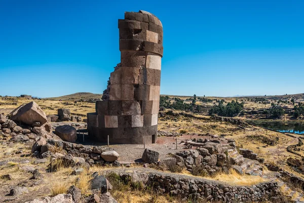 Peru Andes Silustani mezarlar Telifsiz Stok Imajlar