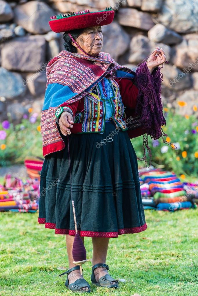 Peru Peruano De Andes Cuzco Do Guerreiro Do Inca Do Homem Imagem