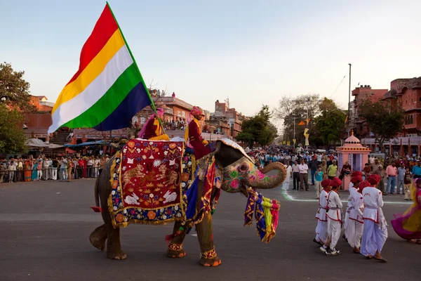 Festival de Gangaur-Jaipur Imágenes de stock libres de derechos