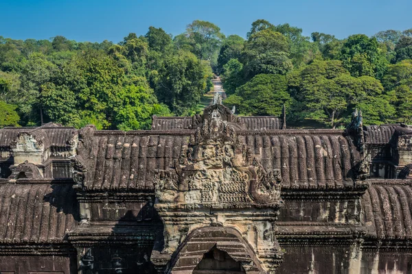 Takterrass med Angkor Wat Kambodja — Stockfoto