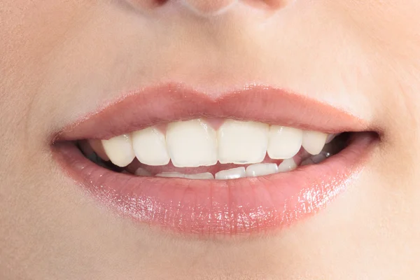아름 다운 여자 입 입술 — 스톡 사진