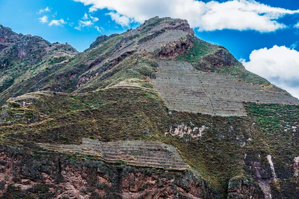 Pisac Peru andes cuzco peru Harabeleri — Stok fotoğraf