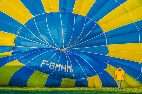 Riunione Mondial Hot Air Ballon in Lorena Francia — Foto Stock