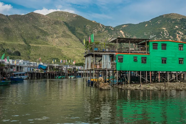 Stilt huizen Tai O Lantau eiland Hong Kong — Stockfoto