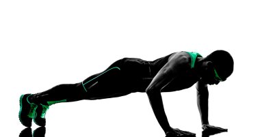 adam push ups egzersiz fitness siluet