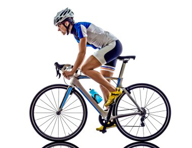 kadın triatlon Ironman atlet bisikletçi Bisiklete binme