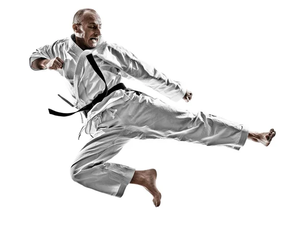 Karate man — Stockfoto