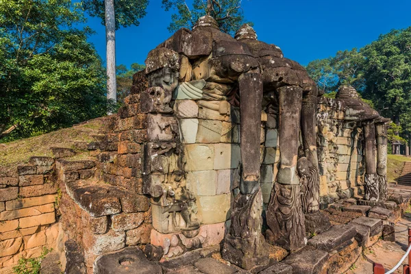 Elefante terraço angkor thom — Fotografia de Stock