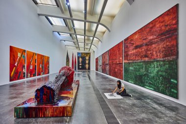 798 sanat bölge bölge aera Beijing Çin