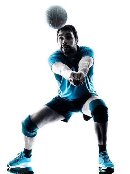 Волейбольный силуэт
