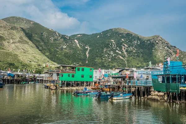 Stilt huizen Tai O Lantau eiland Hong Kong — Stockfoto